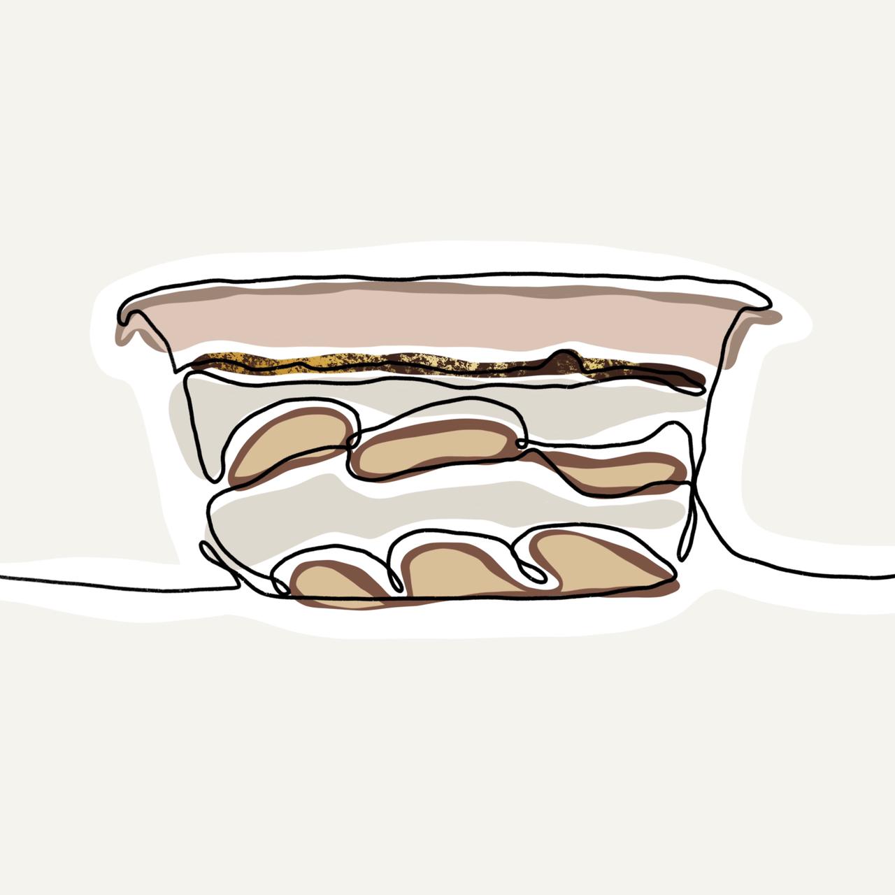 NEW Caffè Tableyamisú A La Ragazzon (9x6 Single Tub)